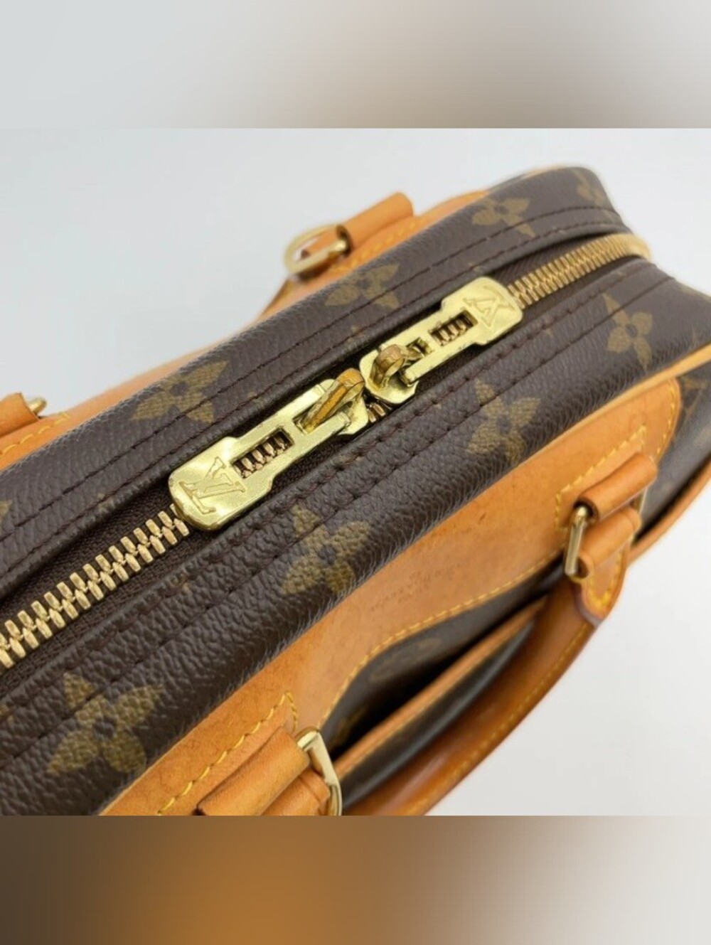 NOT FOR SALE! Louis Vuitton Monogram Trouville M42228 Handbag W/DB Cards - Picture 11 of 14